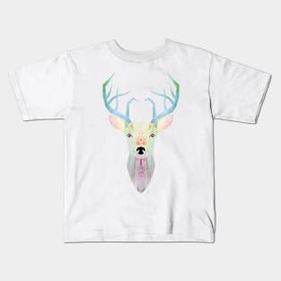 white deer Kids T-Shirt